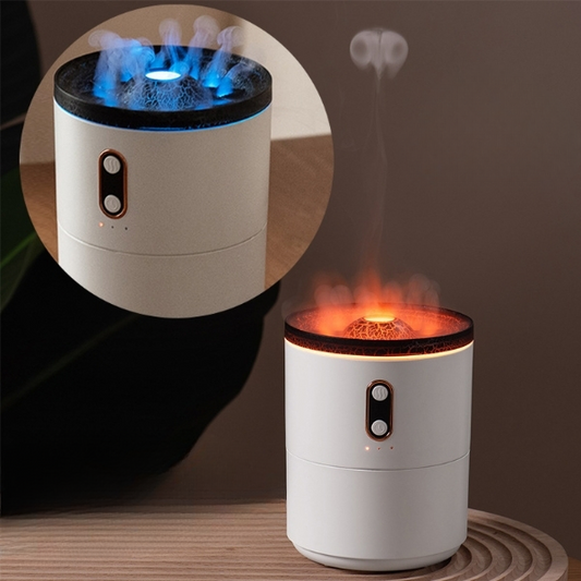 Aromatherapy Ambiance Volcanic Flame USB Night Light & Humidifier